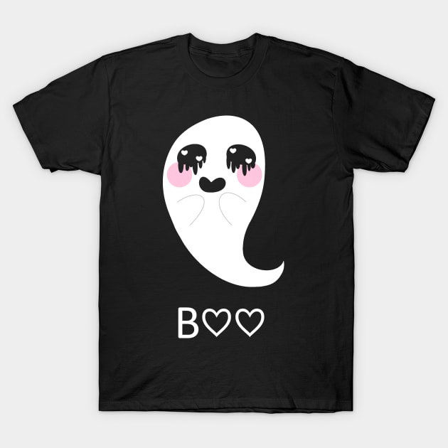 Boo means I love you in Ghost T-Shirt by ShinyBat